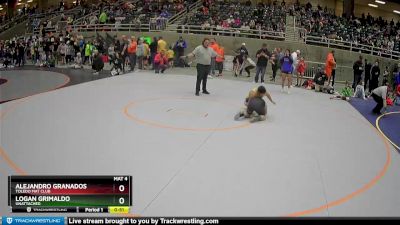 120 lbs Cons. Round 2 - Alejandro Granados, Toledo Mat Club vs Logan Grimaldo, Unattached