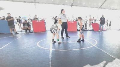 77 lbs Quarterfinal - Leonel Salazar, Southwest Wrestling Club vs Lukas Young, 951 Wrestling Club