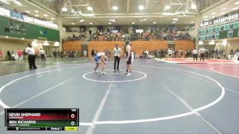 190 lbs Quarterfinal - Ben Richards, Liberty Charter vs Kevin Shephard, Grossmont