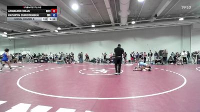 Cons. Round 2 - Angelene Mills, Nor Cal Take Down Wrestling Club vs Kathryn Christensen, Sanderson Wrestling Academy