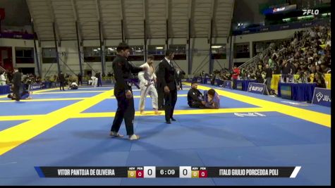 Italo Giulio Porcedda Poli vs Vitor Pantoja De Oliveira 2026 World Jiu-Jitsu IBJJF Championship