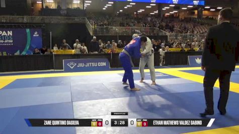 Ethan Mathews Valdez Gabino vs Zane Quintino Dasilva 2025 Pan Kids Jiu-Jitsu IBJJF Championship