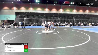 285c lbs Round Of 32 - Abdullah Razzak, St. Ambrose vs Sven Lukner, Corban