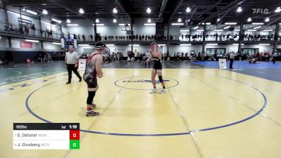 182 lbs Consolation - Guy Oelsner, Rednose Wrestling School vs Jonah Ginsberg, Metrowest United