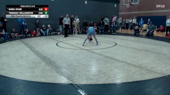 75 lbs 3rd Place Match - Teminah Williamson, Clearwater Valley Wrestling Club vs Kara Hoge, Bear Lake Wrestling Club