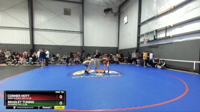 92 lbs Cons. Round 3 - Conner Hoyt, West Albany Mat Club vs Bradley Tuning, Newberg Mat Club