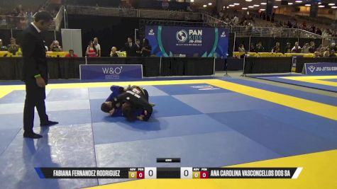 Ana Carolina Vasconcellos Dos Sa vs Fabiana Fernandez Rodriguez 2025 Pan Kids Jiu-Jitsu IBJJF Championship