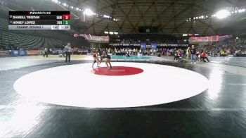 Girls 4A 125 lbs Champ. Round 1 - Honey Lopez, Davis (Girls) vs Daneill Tristan, Kamiakin (Girls)