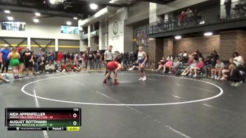 170 lbs Round 5 (16 Team) - August Rottmann, Hastings Wrestling Academy vs Aida Appenfeller, Ankeny Girls Wrestling Club