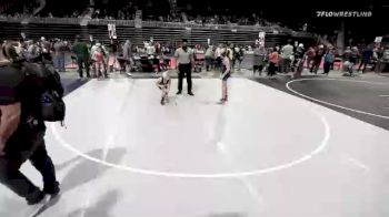 86 lbs Quarterfinal - Landon Peel, Team Champs vs Cohen Croft, Cody WC