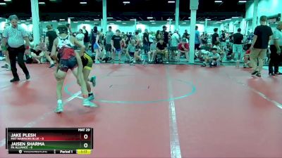 76 lbs Round 5 (6 Team) - Jake Plesh, Mat Warriors Blue vs Jaisen Sharma, PA Alliance