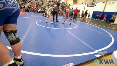 88 lbs 3rd Place - Brooklyn Randell, Caney Valley Wrestling vs Emalea Campbell, Springdale Youth Wrestling