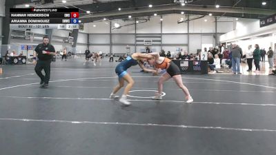 131 lbs Champ. Round 5 - Hannah Henderson, Cowgirls Wrestling Club vs Arianna Dominguez, Devils Women's Wrestling Club At Arizona State University