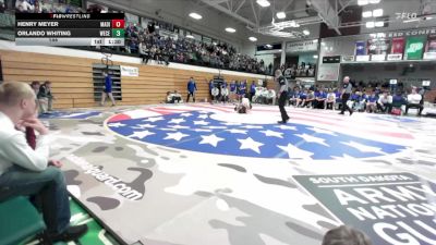 144 lbs Semis & 1st Wb (8 Team) - Henry Meyer, Madison vs Orlando Whiting, West Central