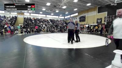 175 lbs Semifinal - Ian Karlin, Pomperaug/Watwn/Naug vs Noah Colon, Manchester