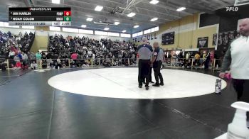 175 lbs Semifinal - Ian Karlin, Pomperaug/Watwn/Naug vs Noah Colon, Manchester