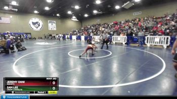 106 lbs Champ. Round 2 - Jeremy Oani, Righetti vs Sam Lee, Crespi Carmelite