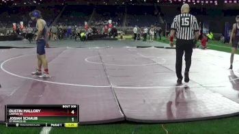 D4-138 lbs Semifinal - Dustin Mallory, Lawton HS vs Josiah Schaub, St Francis HS