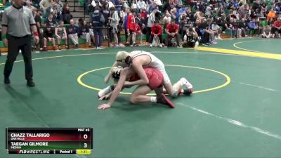 120 lbs Champ. Round 3 - Taegan Gilmore, Medina vs Chazz Tallarigo, Oak Hills