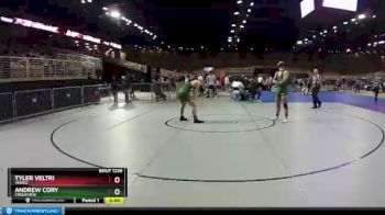 152 lbs Champ. Round 2 - ANDREW CORY, Creekview vs Tyler Veltri, Venice