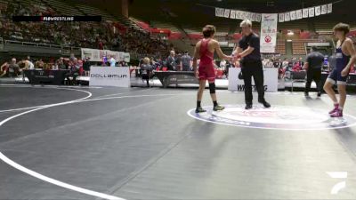 Champ. Round 2 - Sergio Escobar, Bakersfield High School Wrestling vs Marco Massou, Bellarmine College Prep High School Wrestling