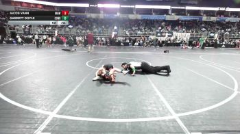 65 lbs Consolation - Jacob Vann, Brawler Elite vs Garrett Doyle, Cowboy WC