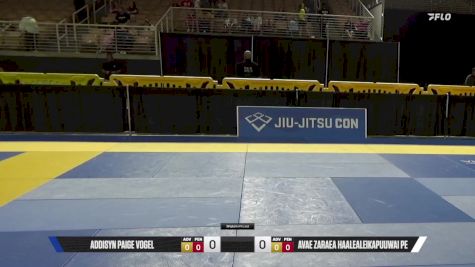 Avae Zaraea Haalealeikapuuwai Pe vs Addisyn Paige Vogel 2025 Pan Kids Jiu-Jitsu IBJJF Championship