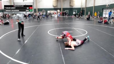 126 lbs Champ. Round 2 - Brody Petersen, Neligh Oakdale Wrestling Club vs Colin Lundy, NATF