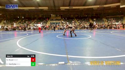 96 lbs Round Of 16 - Sebastian Kiyan, MANTANONA-TC vs Ethan VanDyke, Michigan Premier Wrestling Club