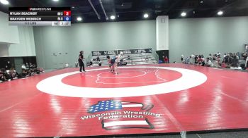 113 lbs Rylan Seacrist, Ohio Scarlet vs Brayden Wenrich, Pennsylvania Red