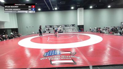 113 lbs Rylan Seacrist, Ohio Scarlet vs Brayden Wenrich, Pennsylvania Red