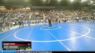 110 lbs Quarterfinal - Alyson Young, Montana vs Peggy Susan Dean, Betterman Elite Wrestling