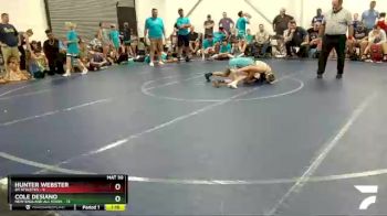 92 lbs Round 3 (8 Team) - Cole Desiano, New England All Stars vs Hunter Webster, 84 Athletes