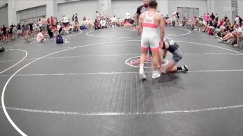 150 lbs Round 3 (6 Team) - Michael Turi, Mat Assassins vs Caleb Gustafson, Top Rank Hawks Wrestling