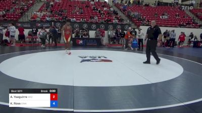 86 kg Rnd Of 128 - Aidan Ysaguirre, Arizona vs Kasey Ross, Iowa