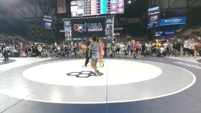 120 lbs Cons. Rd Of 16 - December Johnson, Ohio vs Khole Perez, Illinois