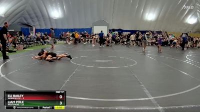 96 lbs Finals (2 Team) - Eli Bailey, Warrior RTC vs Liam Polk, Westshore