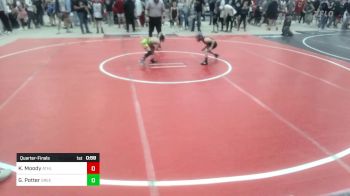 46 lbs Quarterfinal - Knox Moody, Athlos vs Greyson Potter, Green River Grapplers