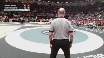 215 lbs Semis - Logan Souders, Graham Local vs Kolten Snyder, Union Local