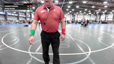 113 lbs Consi Of 16 #1 - Connor Rowden, GA vs Peter Byron, VA