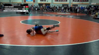 70 lbs Cons. Round 3 - Brennan Bachman, Delaware County Wrestling Club vs Jack Kloser, Marion Wolves