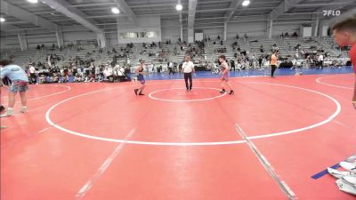 90 lbs Rr Rnd 3 - Jionni Glykas, Grit Mat Club White vs Landon Isbell, Buffalo Valley Wrestling Club EL Black