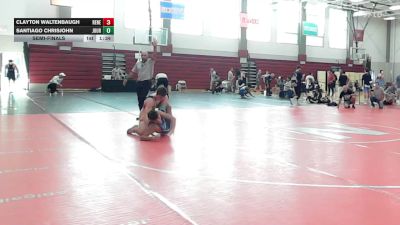 130 lbs Semifinal - Clayton Waltenbaugh, Renegade vs Santiago Chrisjohn, Journeymen