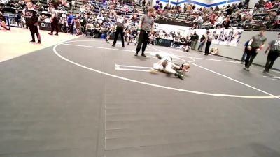 55 lbs Round Of 16 - Lincoln Steiner, Mustang Bronco Wrestling Club vs Max Jansing, Norman Grappling Club
