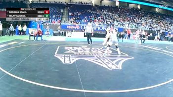 Girls-115 lbs Champ. Round 1 - Milayna Shea, Ferndale (Girls) vs Georgia Stahl, Portland (Girls)