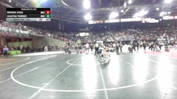 100 lbs Cons. Round 2 - Aliayha Torres, Middleton vs Nevaeh Cole, Middleton