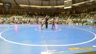 68 lbs Consi Of 8 #1 - Kaylee Lapitan, Batavia Wrestling Club vs Hanna Hensen, Kodiak Attack