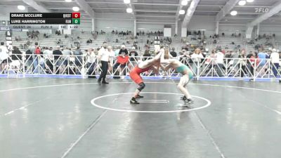 138 lbs Round Of 32 - Drake McClure, Quest School Of Wrestling Black - HSB vs Luke Harrington, Flint Tropics - HSB