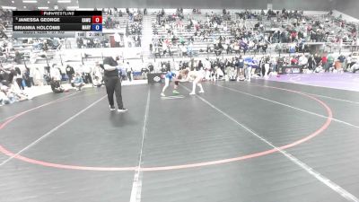 57 kg Champ. Rd Of 16 - Janessa George, Cardinal WC vs Brianna Holcomb, Maryland