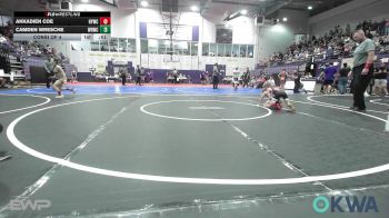 46-49 lbs Consi Of 4 - Akkadien Coe, Hilldale Youth Wrestling Club vs Camden Wresche, Warhorse Wrestling Club